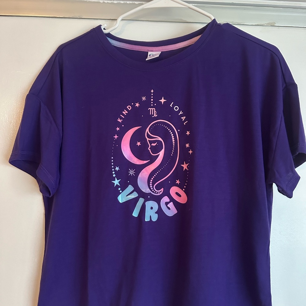 Purple Virgo Kids T-Shirt